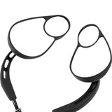 Maxbell Motorcycle Rearview Mirrors Split Vision Mirrors for Davidson 1982-2023 Black