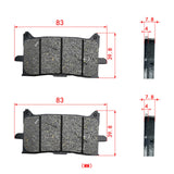 Maxbell Front Brake Pads Set Replace Parts for Honda CB650R CBR 650 R X-adv 750