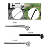 Maxbell Bike Seatpost Replacement Easy Installation Bend Design Bicycle Seat Tube Style A