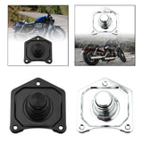 Maxbell Motorcycle Solenoid Cover Push Button Starter High Quality for Twin cam Black