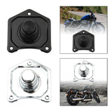 Maxbell Motorcycle Solenoid Cover Push Button Starter High Quality for Twin cam Black