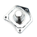 Maxbell Motorcycle Solenoid Cover Push Button Starter High Quality for Twin cam Silver