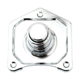 Maxbell Motorcycle Solenoid Cover Push Button Starter High Quality for Twin cam Silver