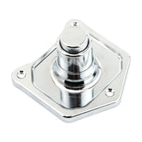 Maxbell Motorcycle Solenoid Cover Push Button Starter High Quality for Twin cam Silver