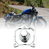 Maxbell Motorcycle Solenoid Cover Push Button Starter High Quality for Twin cam Silver