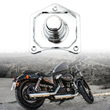 Maxbell Motorcycle Solenoid Cover Push Button Starter High Quality for Twin cam Silver