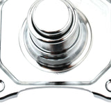 Maxbell Motorcycle Solenoid Cover Push Button Starter High Quality for Twin cam Silver