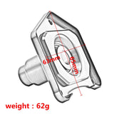Maxbell Motorcycle Solenoid Cover Push Button Starter High Quality for Twin cam Silver