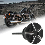 Maxbell Engine Oil Dipstick Durable for Harley Softail Series Slim Black White