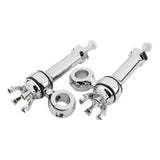 Maxbell Motorcycle Handlebar Riser Universal for Dyna Fat Bob Cvo Fxdfse : 2009 Silver
