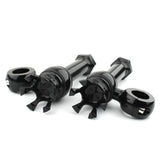 Maxbell Motorcycle Handlebar Riser Universal for Dyna Fat Bob Cvo Fxdfse : 2009 Black