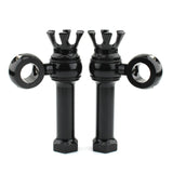Maxbell Motorcycle Handlebar Riser Universal for Dyna Fat Bob Cvo Fxdfse : 2009 Black