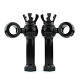 Maxbell Motorcycle Handlebar Riser Universal for Dyna Fat Bob Cvo Fxdfse : 2009 Black