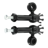 Maxbell Motorcycle Handlebar Riser Universal for Dyna Fat Bob Cvo Fxdfse : 2009 Black