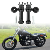 Maxbell Motorcycle Handlebar Riser Universal for Dyna Fat Bob Cvo Fxdfse : 2009 Black