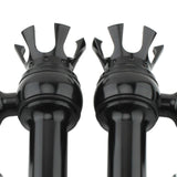 Maxbell Motorcycle Handlebar Riser Universal for Dyna Fat Bob Cvo Fxdfse : 2009 Black