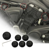 Maxbell 6x Motorcycle Nut Cover Cap Replaces for Nightster 975 2022-2023