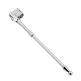 Maxbell Motorcycle Flag Pole Durable Motorcycle Flagpole Mount for Honda GL1800 Silver