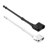 Maxbell Motorcycle Flag Pole Durable Motorcycle Flagpole Mount for Honda GL1800 Silver