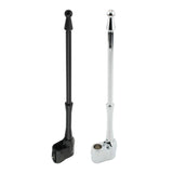 Maxbell Motorcycle Flag Pole Durable Motorcycle Flagpole Mount for Honda GL1800 Silver