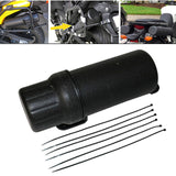Maxbell Motorcycle Tool Tube Easy Installation Canister Gloves Storage Tube Medium