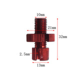 Maxbell M10 Clutch Brake Cable Adjuster Screw Nut Bolt for Motorcycle Motocross Red