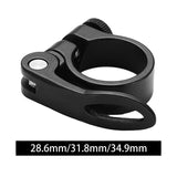 Maxbell Bike Seat Post Clamp Quick Release Bicycle Seatpost Clamp for Road Bike 28.6mm