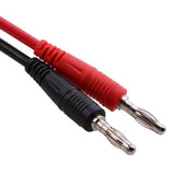 Maxbell P1040 1Set 1M 4mm Silicone Banana Plug to Crocodile Alligator Clip Test Probe Lead Wire Cable Test Leads Kits