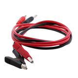 Maxbell P1040 1Set 1M 4mm Silicone Banana Plug to Crocodile Alligator Clip Test Probe Lead Wire Cable Test Leads Kits