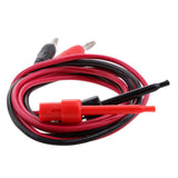 Maxbell 1Set 1M 4mm Silicone Banana Plug to Test Hook Clip Probe Lead Wire Cable Test Leads Kits