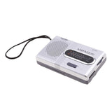 Maxbell Portable Pocket Mini Radio, BC-R21 FM/AM Operated by 2 AA Battery with Headphone Jack Port Radio. Designed for Life and Convenience (Sliver)