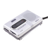 Maxbell Portable Pocket Mini Radio, BC-R21 FM/AM Operated by 2 AA Battery with Headphone Jack Port Radio. Designed for Life and Convenience (Sliver)