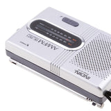 Maxbell Portable Pocket Mini Radio, BC-R21 FM/AM Operated by 2 AA Battery with Headphone Jack Port Radio. Designed for Life and Convenience (Sliver)