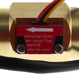 Maxbell 30cm G3/4'' Hall Effect Liquid Water Flow Sensor Switch Flowmeter Fluid Meter 2-50L/min DC 5V-15V 1.75MPa Water Flow Sensor