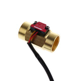 Maxbell 30cm G3/4'' Hall Effect Liquid Water Flow Sensor Switch Flowmeter Fluid Meter 2-50L/min DC 5V-15V 1.75MPa Water Flow Sensor