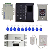 Maxbell Universal 500 Fingerprint Password Door Access Control Security System 10Keys Card Smart Lock Work Off-Line