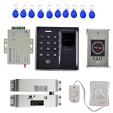 Maxbell Universal 500 Fingerprint Password Door Access Control Security System 10Keys Card Smart Lock Work Off-Line
