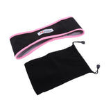 Max Comfortable Noise Cancelling Wired Sleep Headphones Eye Mask with Bag pink