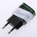 Maxbell 2.1A 2Port USB Travel Home Wall Power Adapter Charger LED Portable EU black