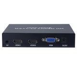 Maxbell Portable HD 1080P Media Player with 2Ports HDMI/VGA/AV Outputs Black