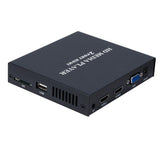 Maxbell Portable HD 1080P Media Player with 2Ports HDMI/VGA/AV Outputs Black