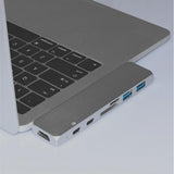 Maxbell 7 In 1 USB Type C Hub 4K HDMI & 2 USB C & SD/TF Card Reader & 2 USB 3.0