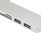 Maxbell 7 In 1 USB Type C Hub 4K HDMI & 2 USB C & SD/TF Card Reader & 2 USB 3.0