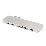 Maxbell 7 In 1 USB Type C Hub 4K HDMI & 2 USB C & SD/TF Card Reader & 2 USB 3.0