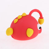 Maxbell Cute Fish Animal Anti-break USB Data Charger Cable Saver Protector red