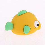 Maxbell Cute Fish Animal Anti-break USB Data Charger Cable Saver Protector yellow