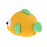 Maxbell Cute Fish Animal Anti-break USB Data Charger Cable Saver Protector yellow