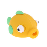 Maxbell Cute Fish Animal Anti-break USB Data Charger Cable Saver Protector yellow
