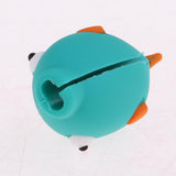 Maxbell Cute Fish Animal Anti-break USB Data Charger Cable Saver Protector blue