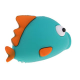 Maxbell Cute Fish Animal Anti-break USB Data Charger Cable Saver Protector blue